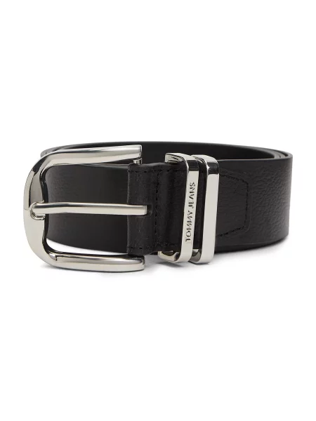 Tommy Jeans Curea OTIS BUCKLE negru