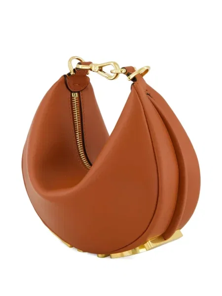 Body Fendi din piele maro