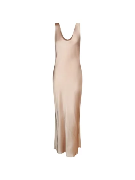Rochie maxi Blanca Vita fără mâneci roz