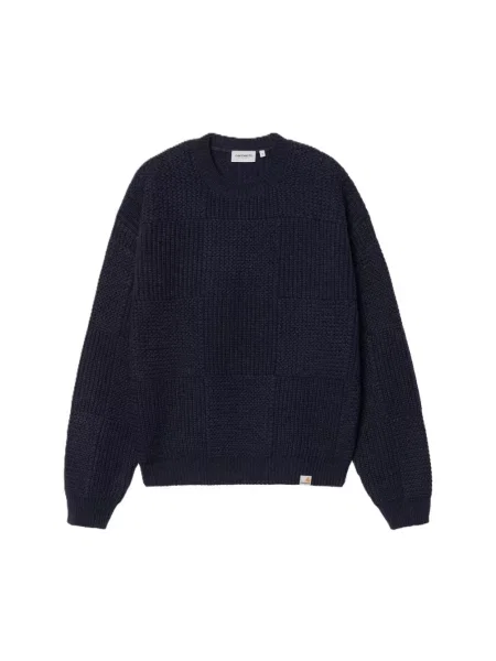 Sweter Carhartt Wip wełniany niebieski