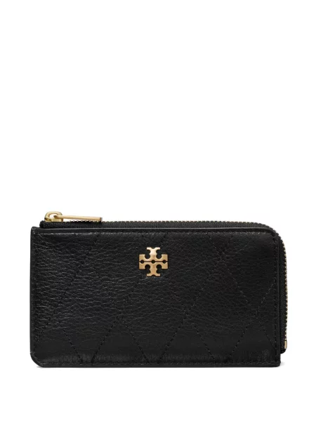 Matlasat portofel Tory Burch negru