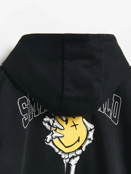 Reserved Світшот SmileyWorld® чорний