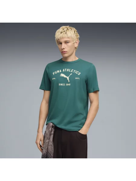 Koszulka PUMA Class z grafiką Odzież S zielony