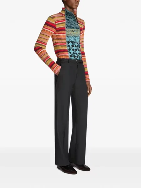 Cardigan Dries Van Noten de lână roșu