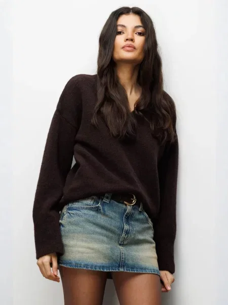 MixRay Pulover Pullover' smeđa