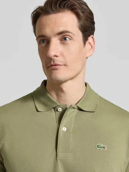 Koszulka polo Lacoste oliwkowa