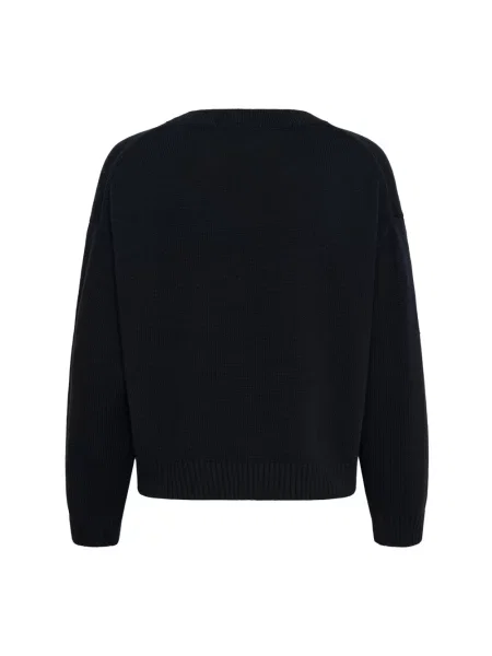 Dzianinowy sweter Part Two niebieski