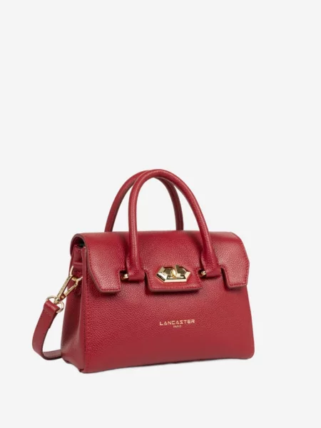 LANCASTER Paris Kabelka Lancaster Sac à main A rabat avec fermoir Mini Milano Cosmos Carmin' červená