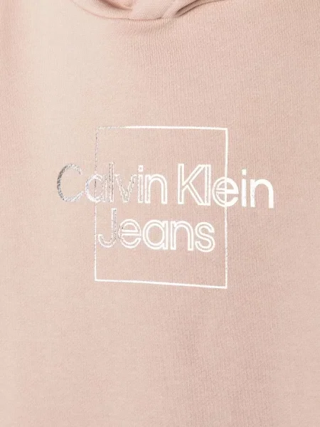 Sukienka jeansowa dziecięca Calvin Klein Jeans różowa