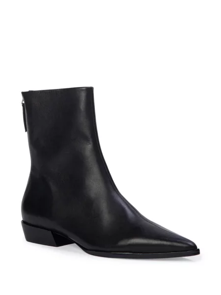 Členkové čižmy Black Suede Studio čierna