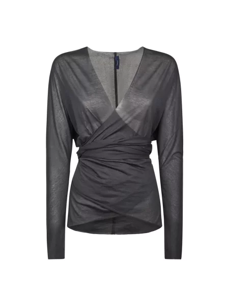 Top Soeur kopertowy szary