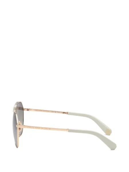 Ochelari de soare aviator Philipp Plein auriu