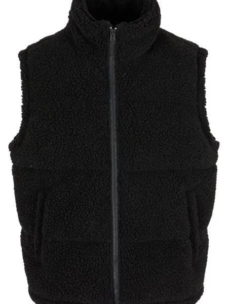 Urban Classics Brezrokavnik črna