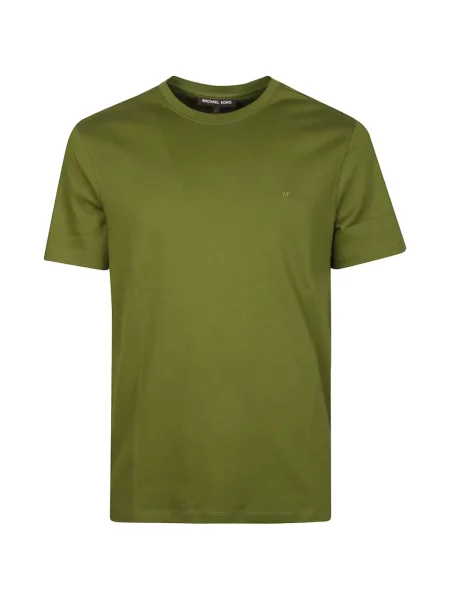 Tricou Michael Kors cu broderie verde
