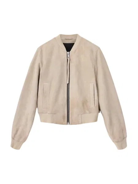 AllSaints Geacă de primăvară-toamnă ORTEN taupe gri