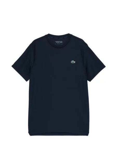 Tricou Lacoste cu broderie albastru