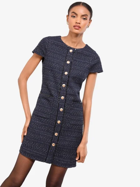 Lipsy Rochie tricotat marin albastru