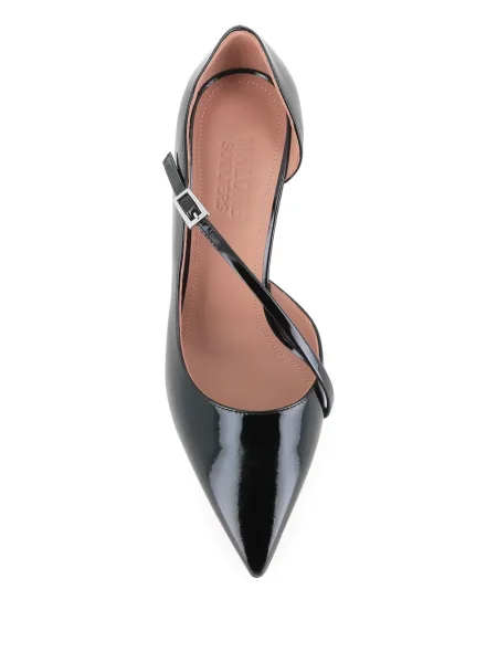 Pantofi cu toc Malone Souliers din piele de lac negru