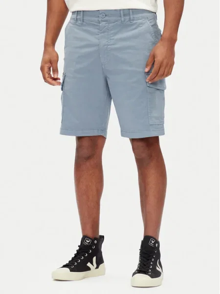 Pantaloni scurți din denim Pepe Jeans albastru