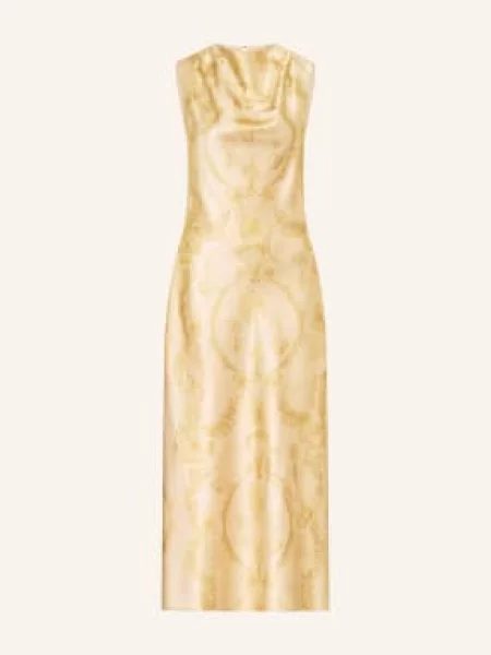 Ted Baker Satyna Sukienka Meloda gold złota