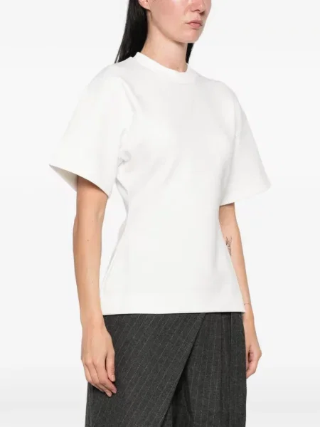 Scurt tricou La Piscine alb