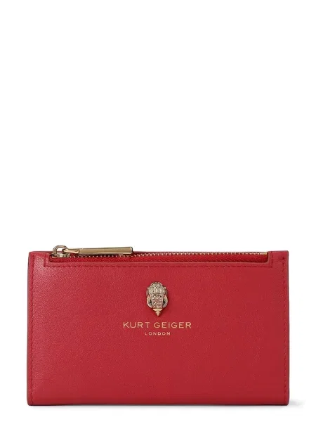 Kurt Geiger London peňaženka dámska kožená SLOANE červená