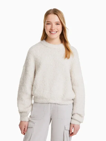 Bershka Pulover crem