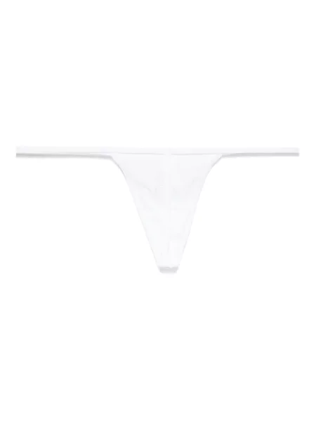 Chiloți tanga Maison Close alb