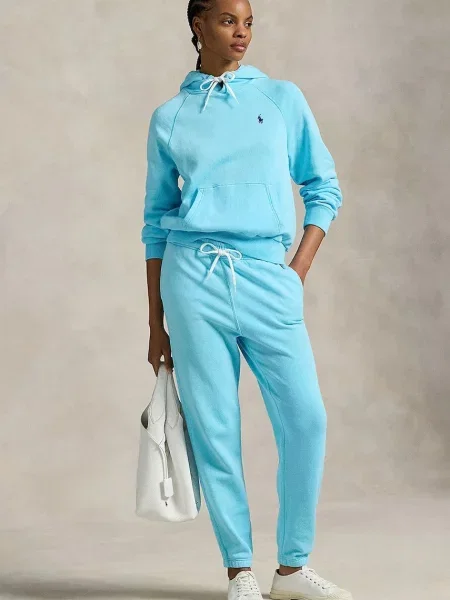 Donji dio trenirke Polo Ralph Lauren bez uzorka tirkizna