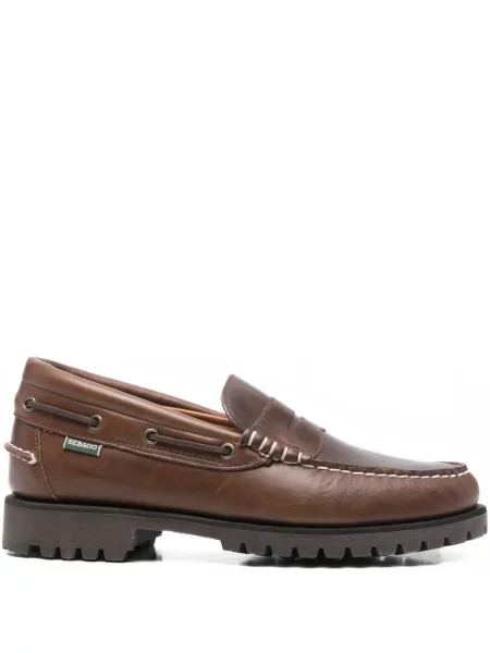 Pantofi loafer Sebago din piele maro