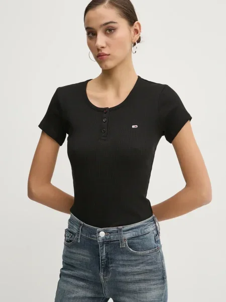 Tommy Jeans tričko černé