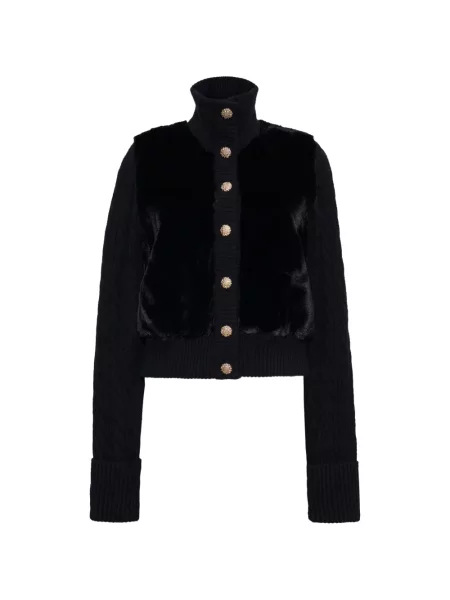 Cardigan Cara Cara tricotate negru