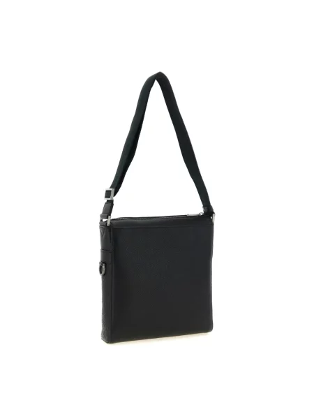 Torba crossbody Ferragamo skórzana z logo czarna