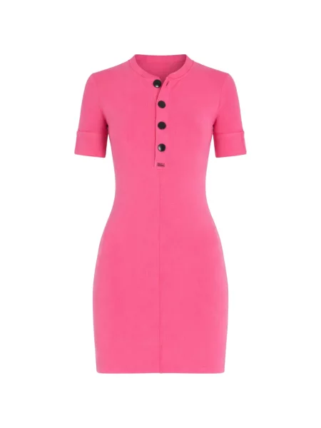 Rochie Chloé tricotate roz