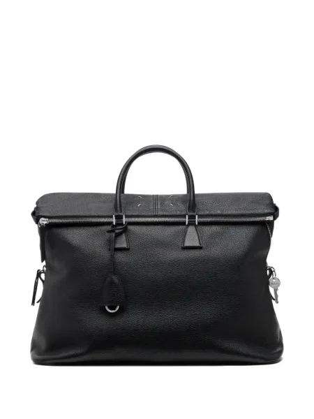 Geantă shopper Maison Margiela din piele negru