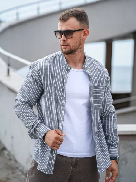 Сорочка TeamV сірий