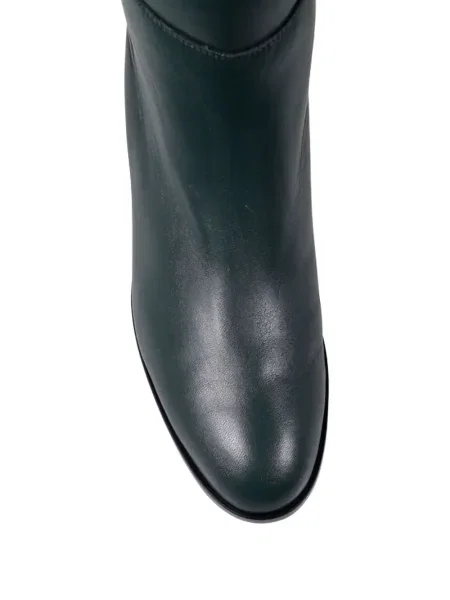 Botine Amato Daniele din piele verde