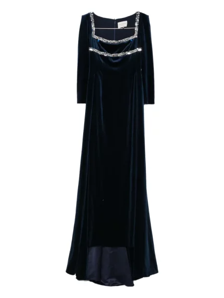 Rochie Jean-louis Sabaji de catifea de cristal albastru