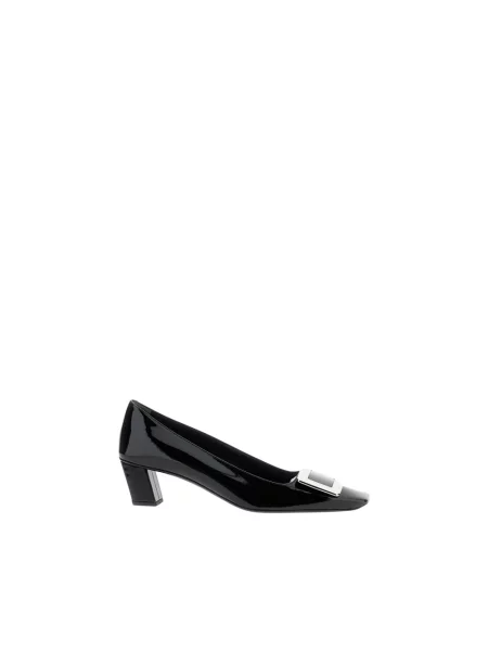 Czółenka Roger Vivier skórzana czarna