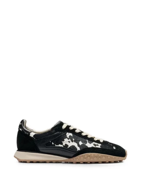Sneakerși Hoff cu imagine cu imprimeu animal print negru