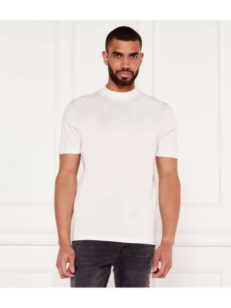 HUGO Tricou Dimersom alb