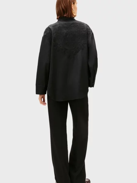 Вишита блуза Tommy Hilfiger чорна