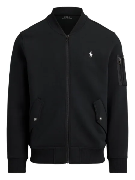 Dlouhá pruhovaná s límcem kšiltovka Polo Ralph Lauren modrá