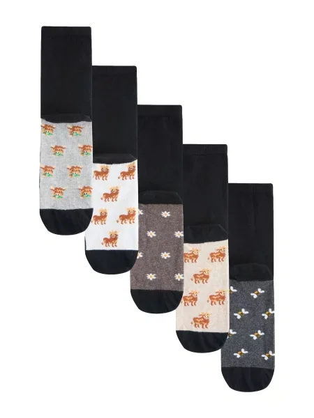 Next Șosete mai multe culori negru