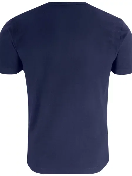 Clique Premium Fashion-T T-shirt z bawełny – dark navy niebieska