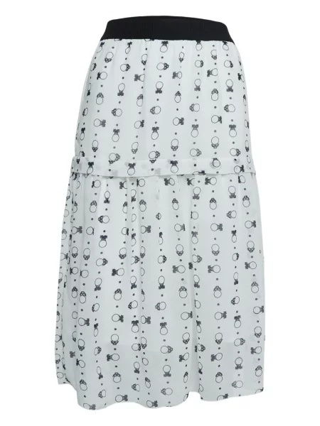 Fustă See By Chloe alb