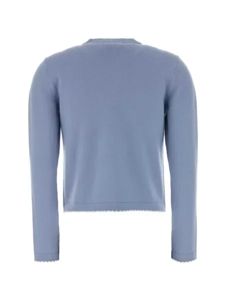 Cardigan Tory Burch de lână albastru