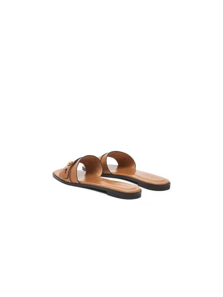 Natikače Tory Burch Romy Slide smeđa