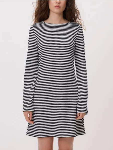 Reserved Rochie mini în dungi multicolor