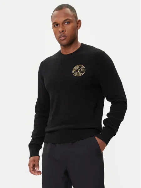 Versace Jeans Couture Pulover črna